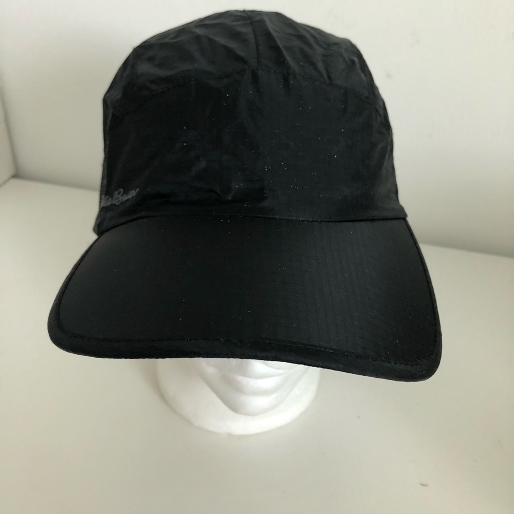 Eddie Bauer Weatheredge Black Nylon Ball Cap